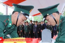 Lễ truy điệu, tiễn đưa 21 hài cốt liệt sĩ về đất mẹ thiêng liêng