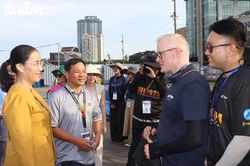 Lãnh đạo thành phố thăm, động viên các đơn vị tham gia DIFF 2025