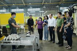 Kiểm tra công tác an toàn, vệ sinh lao động tại Công ty TNHH SJG SEJUNG Việt Nam