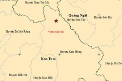 Động đất liên tiếp ở Kon Tum, trận mạnh nhất đến 4.0 độ