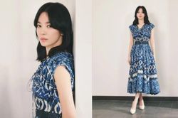 Thời trang tối giản của Song Hye Kyo nhận mưa lời khen