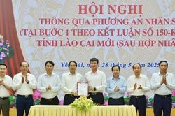 Yên Bái và Lào Cai thống nhất bước đầu phương án nhân sự sau hợp nhất