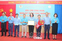 Công ty Yến sào Khánh Hòa tổ chức 'Bữa cơm Công đoàn' cho 500 người lao động