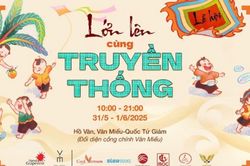 Lễ hội 'Lớn lên cùng truyền thống' diễn ra dịp Quốc tế Thiếu nhi tại Hà Nội
