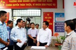 Chủ tịch UBND tỉnh An Giang Hồ Văn Mừng kiểm tra cơ sở vật chất chuẩn bị vận hành chính quyền 2 cấp trên địa bàn TP. Long Xuyên