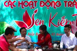 Lan tỏa nét văn hóa 'Trà sen Kiếp Bạc'