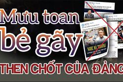 Mưu toan bẻ gãy then chốt của Đảng