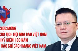 Thư chúc mừng của Chủ tịch Hội Nhà báo Việt Nam nhân kỷ niệm 100 năm ngày Báo chí Cách mạng Việt Nam