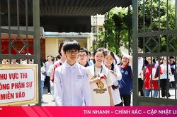Buổi đầu thi vào lớp 10: Đề Toán và Tiếng Anh nhẹ nhàng