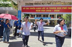 Kỳ thi tuyển sinh vào 10: Học sinh hoàn thành môn thi cuối
