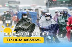Thời tiết TP.HCM hôm nay (4/6/)
