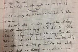 Bài văn tả bố vừa đáng yêu vừa sâu sắc, nhiều người thấy mình ở đó
