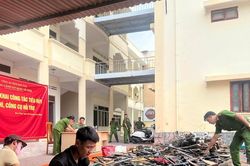 Kon Tum: Tiêu hủy hơn 13.000 khẩu súng, đạn các loại