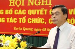 Ông Ma Thế Hồng giữ chức Phó Bí thư Tỉnh ủy Tuyên Quang