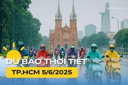 Thời tiết TP.HCM hôm nay (5/6)