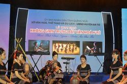 Nghệ thuật hát Ta lêu và hát Ca chôi của người Hrê là di sản quốc gia