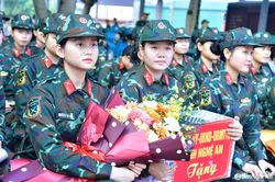 Nghệ An chào đón đoàn tập luyện diễu binh, diễu hành kỷ niệm 80 năm Cách mạng tháng 8 và Quốc khánh 2/9