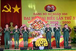 Đại hội đại biểu Sư đoàn 350 lần thứ XI, nhiệm kỳ 2025-2030