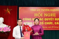 Ban Bí thư chuẩn y nhân sự lãnh đạo chủ chốt tại Tuyên Quang và Hà Giang