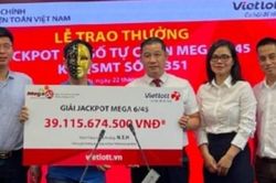 Liên tiếp người trúng giải độc đắc Vietlott nhiều chục tỷ đồng