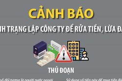 Cảnh báo tình trạng lập công ty để rửa tiền, lừa đảo