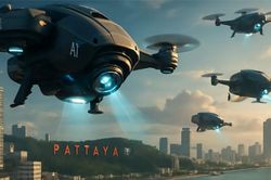 Thành phố Pattaya (Thái Lan) triển khai drone để ngăn tội phạm