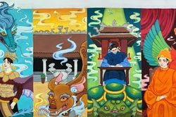 Trao giải cuộc thi vẽ tranh quốc tế 'Rực rỡ Việt Nam'