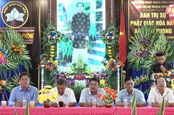 Lãnh đạo Thị ủy Tân Châu thăm, chúc mừng 86 năm ngày khai sáng đạo Phật giáo Hòa Hảo