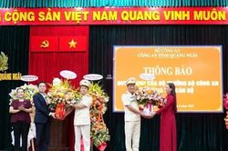 Đại tá Hồ Song Ân giữ chức Giám đốc Công an tỉnh Quảng Ngãi