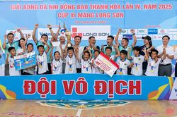U8 Thiệu Hóa và U10 Nghi Sơn đăng quang giải Bóng đá Nhi đồng Báo Thanh Hóa lần thứ IV năm 2025 - Cúp Xi măng Long Sơn