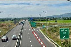 Sửa vạch chuyển làn được ví như 'bẫy giao thông' trên cao tốc Vĩnh Hảo - Phan Thiết