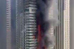 Video cháy lớn tại tòa nhà chọc trời Dubai, gần 4.000 cư dân phải sơ tán