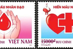 Việt Nam lần đầu phát hành bộ tem về hiến máu nhân đạo