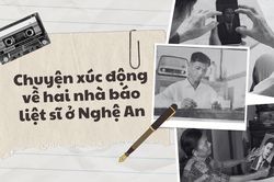 Chuyện xúc động về 2 nhà báo liệt sĩ ở Nghệ An
