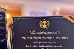 Anh hùng Lao động Thái Hương được vinh danh 'Nhà lãnh đạo xuất sắc trong Phát triển Bền vững Toàn cầu 2025'