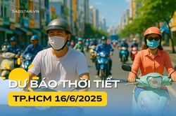 Thời tiết TP.HCM và Nam Bộ hôm nay (16/6)