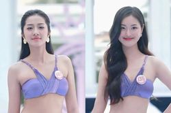 Dàn thí sinh Hoa hậu Việt Nam 2024 sở hữu vòng eo dưới 60cm khoe dáng với bikini