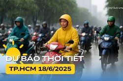 Thời tiết TP.HCM và Nam Bộ hôm nay (18/6)
