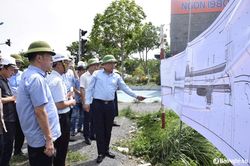 Lãnh đạo tỉnh kiểm tra tiến độ các dự án giao thông