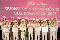 Công an tỉnh Bắc Giang biểu dương 80 điển hình tiên tiến trong phong trào thi đua vì an ninh Tổ quốc