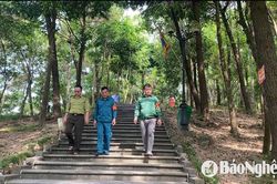 Kiểm soát chặt người ra vào, tăng cường phòng, chống cháy rừng khu vực núi Quyết