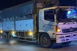 Va chạm ô tô tải, người đàn ông đi xe máy tử vong tại chỗ