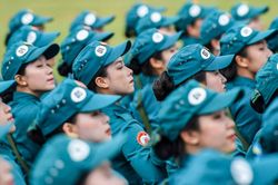 Hợp luyện chuẩn bị cho Lễ diễu binh, diễu hành kỷ niệm 80 năm Quốc khánh