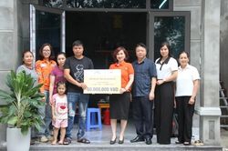 Công ty TNHH Khai thác Chế biến khoáng sản Núi Pháo hỗ trợ xây dựng nhà đại đoàn kết