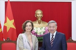 Tổng Bí thư Tô Lâm tiếp Tổng Giám đốc UNESCO Audrey Azoulay thăm chính thức Việt Nam