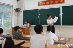 Thí sinh thi môn xã hội ở Nghệ An 'áp đảo' trong buổi thi cuối cùng