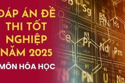 Đáp án môn Hóa học mã đề 0348 thi tốt nghiệp THPT 2025