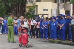 Thanh Trì diễn tập phòng cháy chữa cháy, cứu nạn cứu hộ
