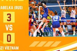 Không thể gây sốc trước nhà vô địch Nga, đàn em Thanh Thúy kết thúc vòng bảng VTV Cup 2025 với 3 trận toàn thua