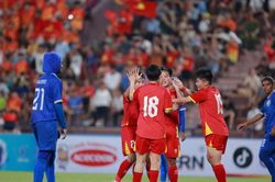 Đội tuyển nữ Việt Nam thắng đậm ở trận ra quân vòng loại châu Á